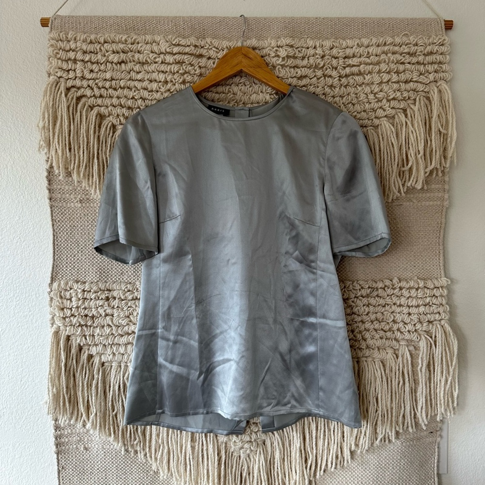 Akris Silk Button Back Blouse